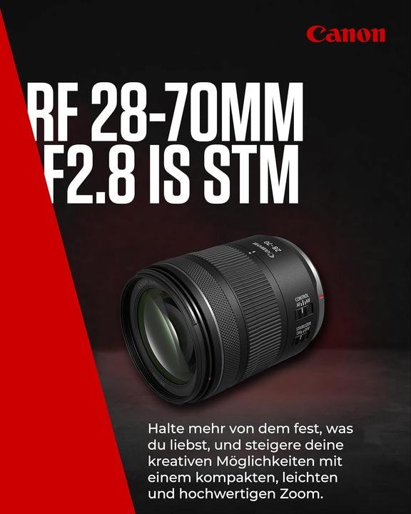 Immagine prodotto Canon RF 28-70mm f/2.8 IS STM (Canon RF, Full frame)
