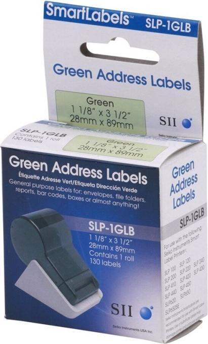Produktbild Seiko SLP-1GLB Adressetiketten, 1 Rolle à 130 Etiketten (8.90 cm)