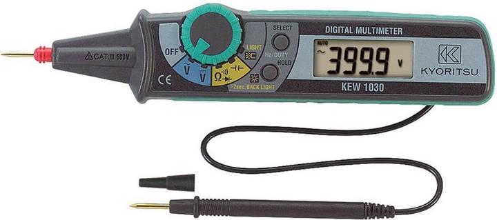 Kyoritsu Hand Multimeter KEW-1030 Calib (CAT III 600V, Handheld multimeter)