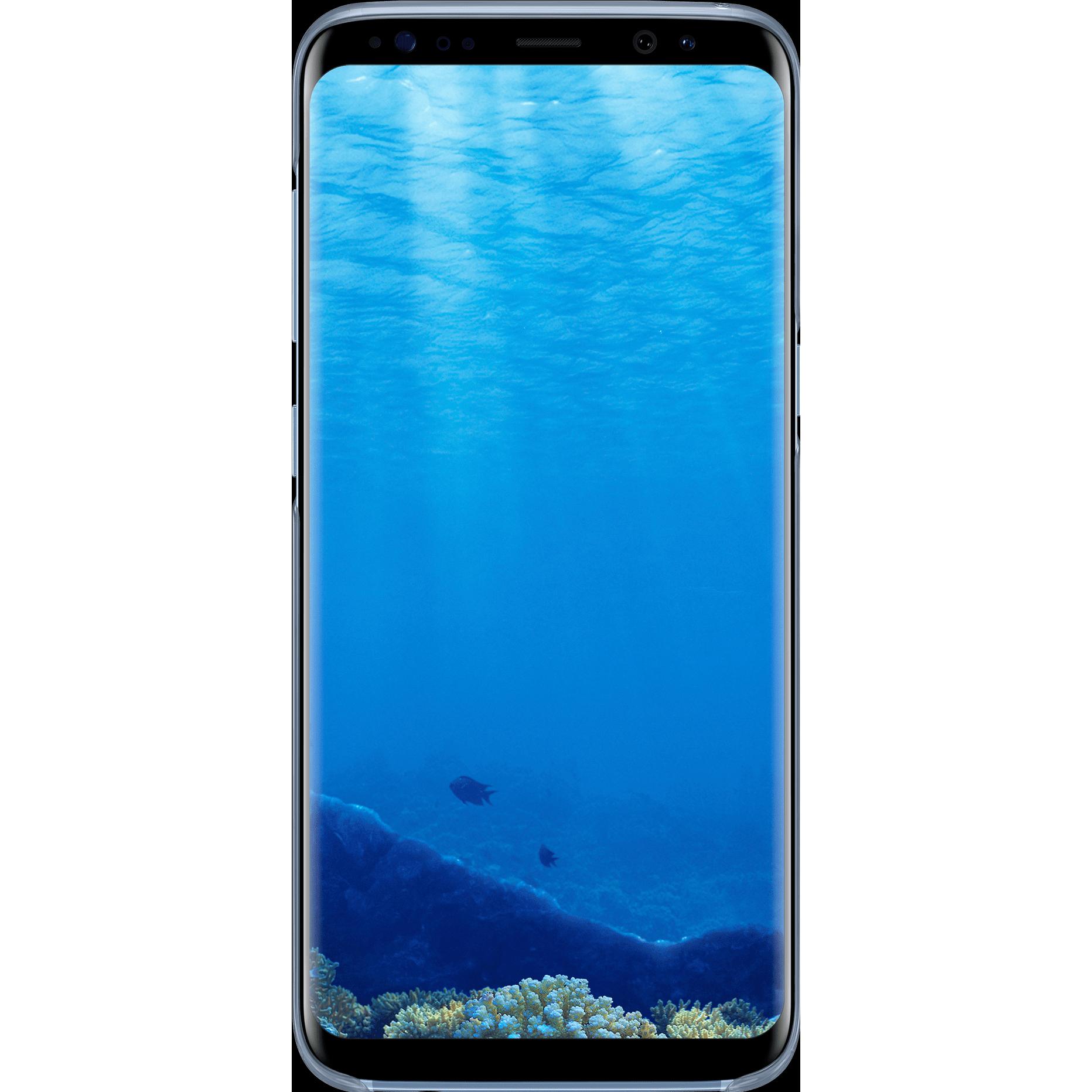 Samsung Clear (Samsung Galaxy S8+), Smartphone Hülle, Blau