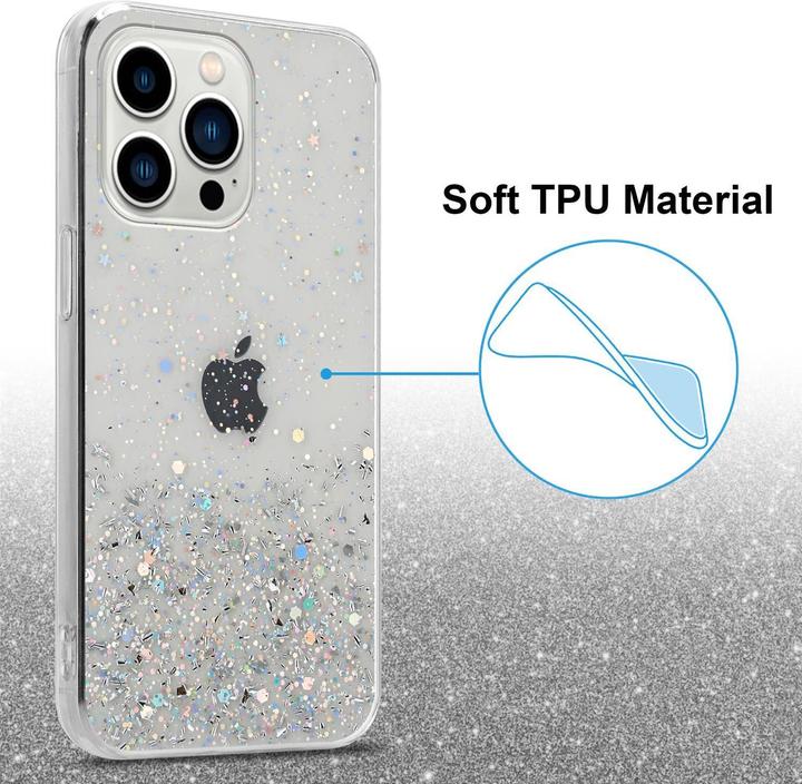 Produktbild Cadorabo TPU Cover funkelnder Glitter (Apple iPhone 13 Pro Max)