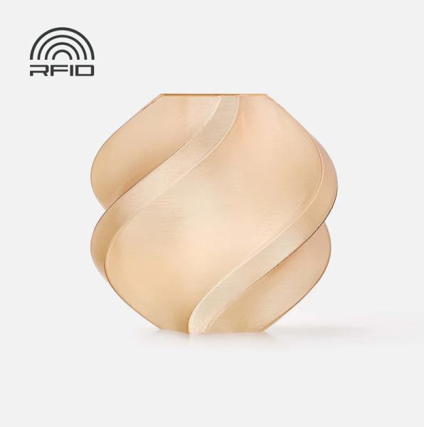 Actual product image Bambu Lab PETG Translucent - Brown - 1.75mm (PETG, 1.75 mm, Brown)