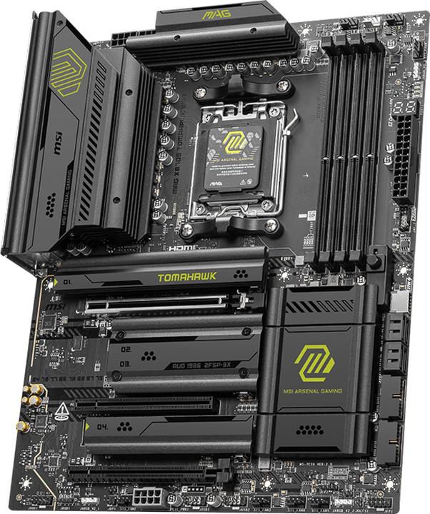 Productafbeelding MSI MAG X870E TOMAHAWK WiFi (AM5, AMD X870E, ATX)