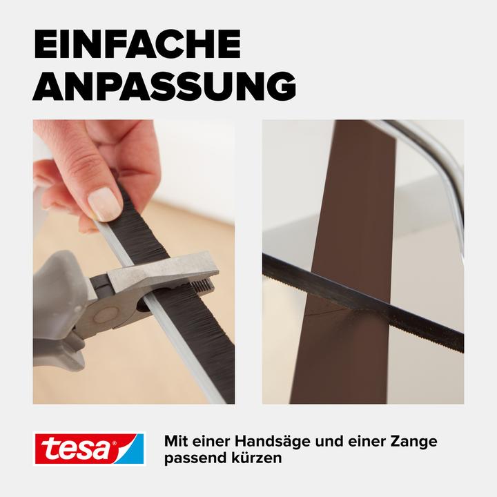 Produktbild tesa tesamoll Türdichtschiene für Teppich, selbstklebend