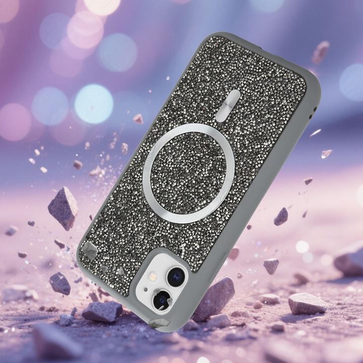 Produktbild Cadorabo iPhone 11 Hülle kompatibel mit MagSafe Glitzer Case (Apple iPhone 11)
