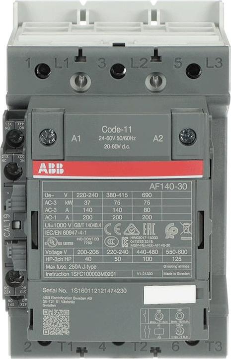Actual product image ABB Contactor