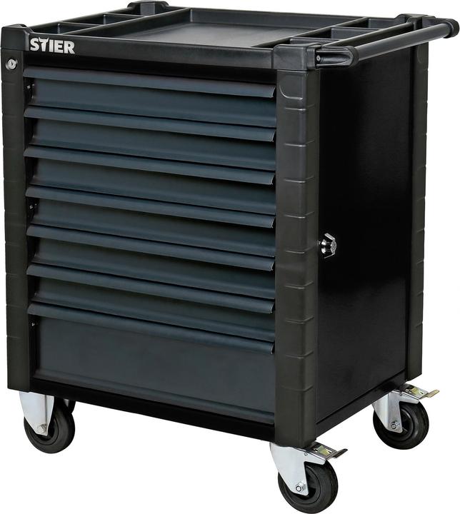 Stier Servante d'atelier avec dispositif de protection et porte latérale (7 x)