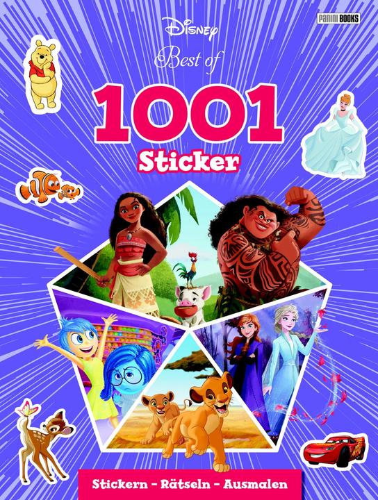 Panini Disney Best of: 1001 Sticker - Stickern - Rätseln - Ausmalen