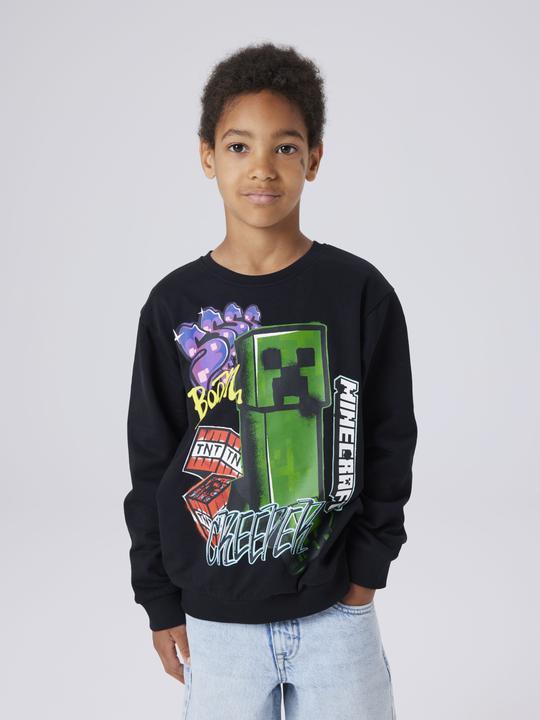 Produktbild Name it Nkmdai Minecraft Nreg Sweat Bru Noos Bfu (116)