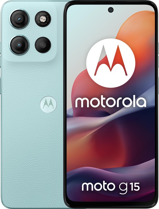 Produktbild Motorola moto g15 (128 GB, Light Blue, 6.72", 50 Mpx, 4G)
