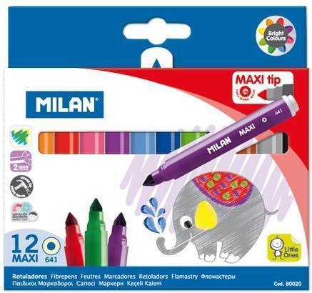 Actual product image Felt-tip pens MAXI, 12 colours (12x)