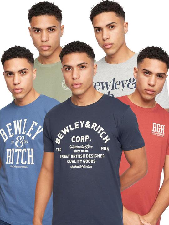 Immagine prodotto Bewley & Ritch Temflere 2 Maglietta Uomo Misura Confezione 5 (L)