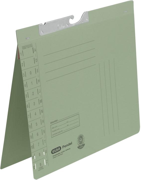 Actual product image Elba Pendulum stapler, DIN A4, Manila cardboard, 250 gsm, green (A4, 50x)