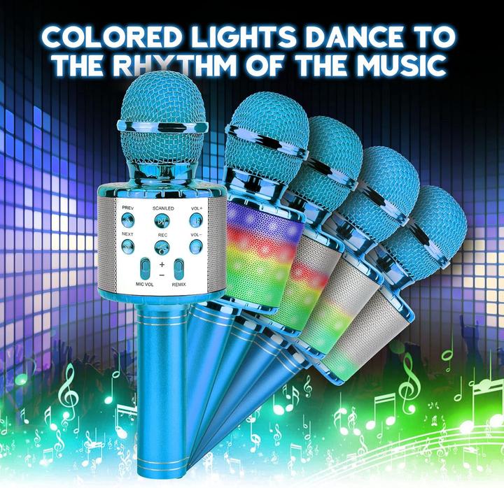 Produktbild ShinePick 4-in-1 drahtloses Karaoke Mikrofon für Kinder