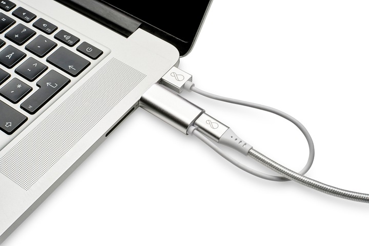 Produktbild Ochno adapter from HDMI + USB-A to USB-C 0,2m (USB-A, USB Typ-C, 4.40 cm)