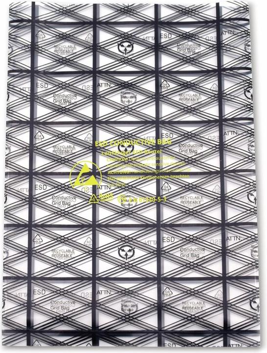 Quadrios ESD zak (L x B) 127 mm x 203 mm geleidende ESD code letter C 10 st. (10 Pcs.)