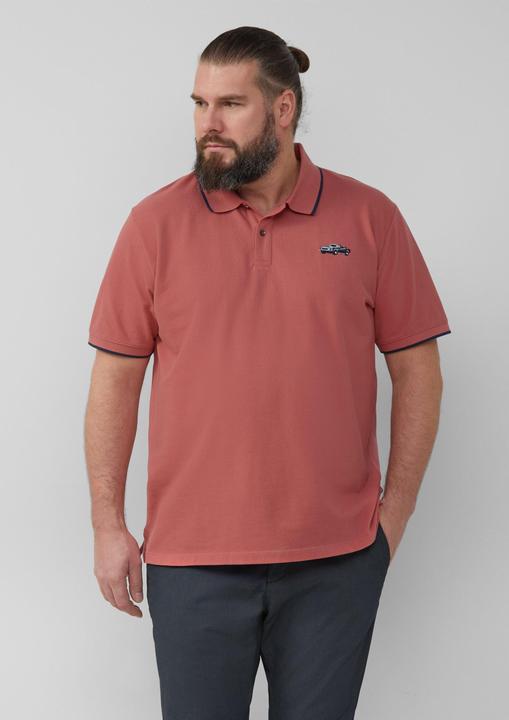 Produktbild S.Oliver Polo-Shirt Poloshirt aus Piqué mit Stickerei und Ford®-Artwork (XXL)
