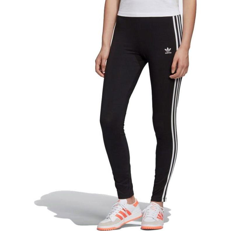 adidas, Donne, Leggings, Nike FM3287 32 Spodnie Originals 3-Stripes Tight W FM3287 (32), Nero