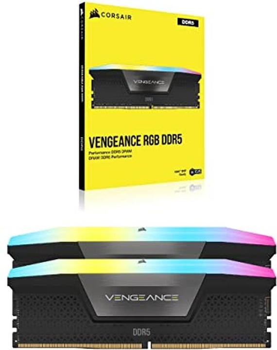 Actual product image Corsair Vengeance RGB (2 x 16GB, 6000 MHz, DDR5 RAM, U-DIMM)