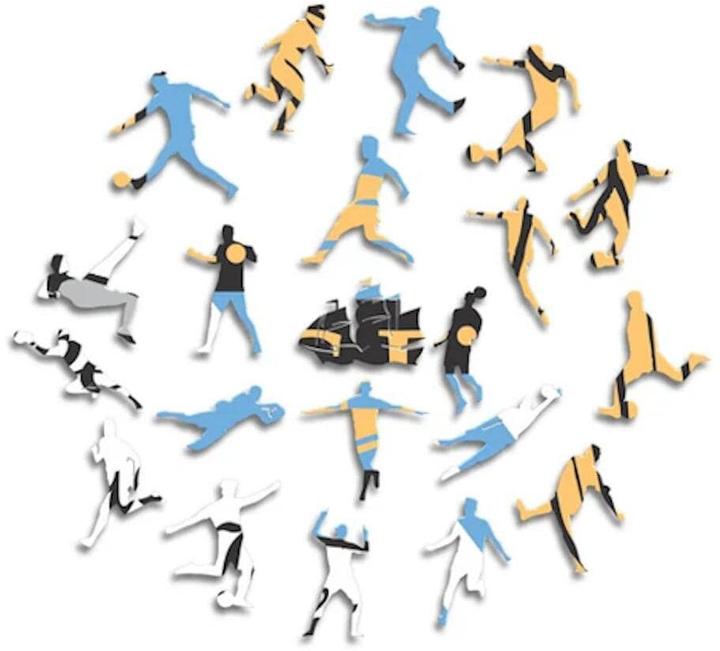 Produktbild Iconic Man City FC - Retro Logo - Holz Puzzle Grösse M (270 Teile) (270 Teile)