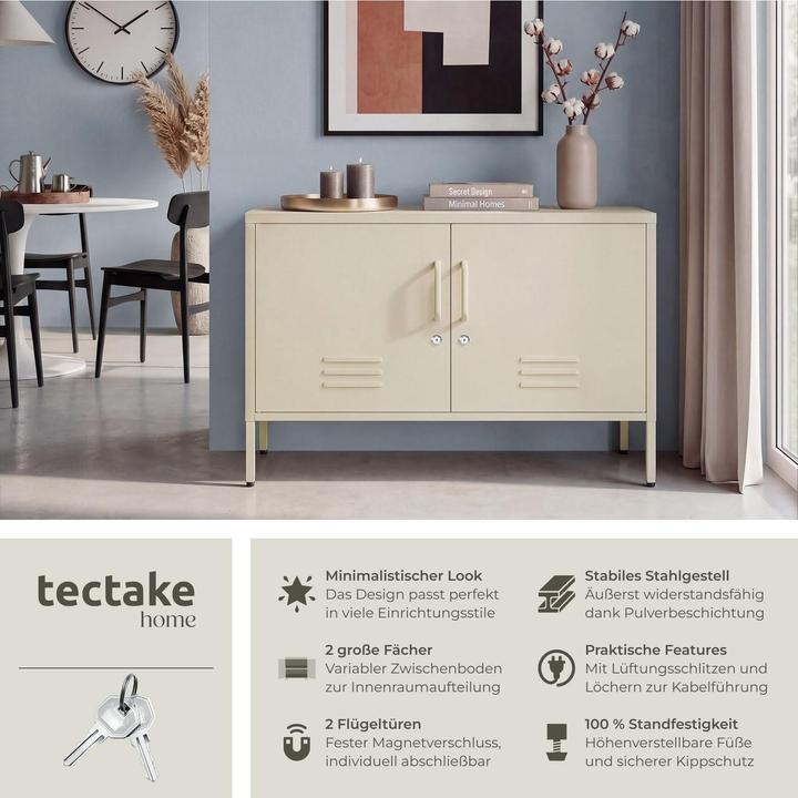 Image du produit tectake buffet (100 x 42.50 x 65 cm)