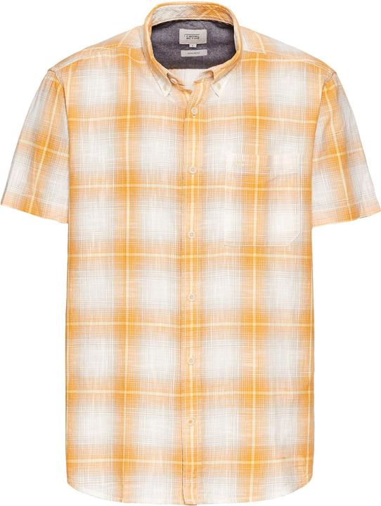 Image du produit Camel Active Kariertes Kurzarmhemd aus reiner Baumwolle (3XL)