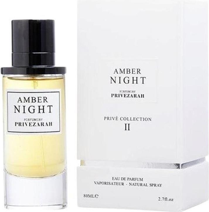 Actual product image Paris Corner Amber Night Perfumery Privezarah EDP 80ml Unisex by (Eau de parfum, 80 ml)