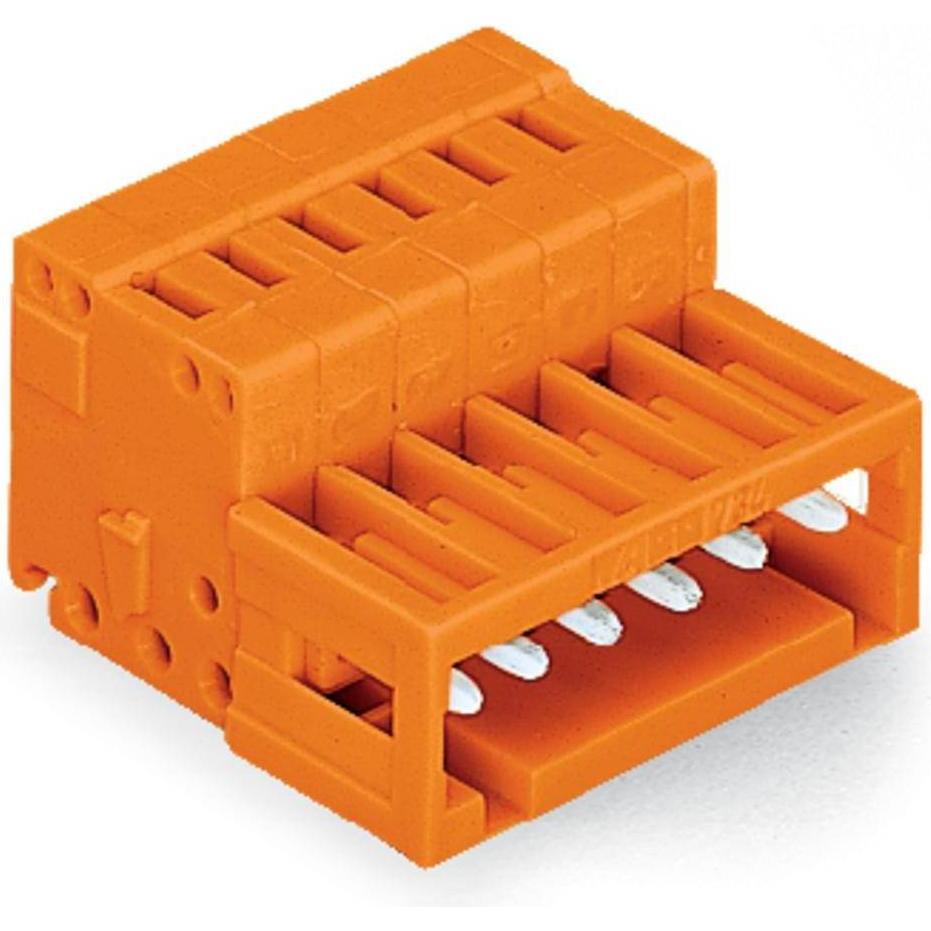 Wago 734-333, Cavo + Spina elettrica, Arancia