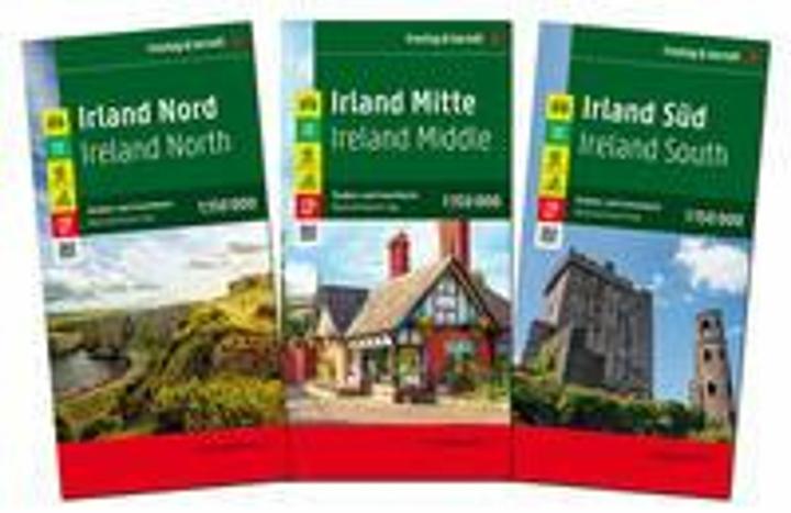 Actual product image Ireland, road and leisure map set 1:150,000, freytag & berndt