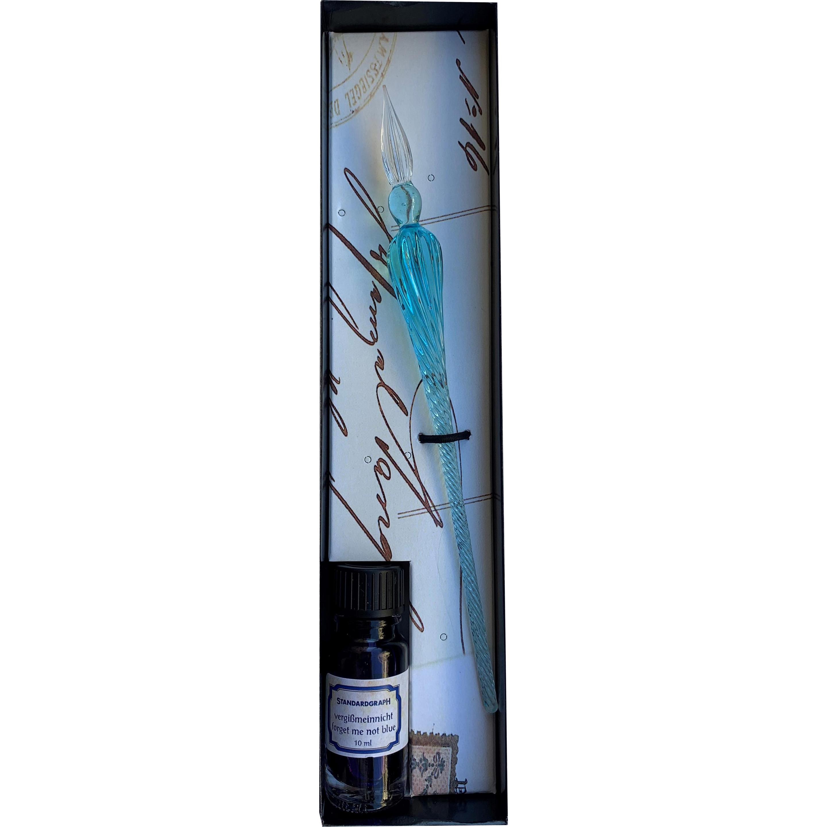 DUX Kalligraphie-set (Blau, Glas) (ST-1205-04)