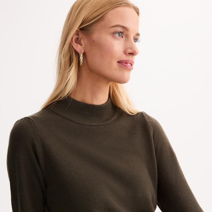 Actual product image Anne Weyburn Stehkragenpullover aus weichem Strick (42)