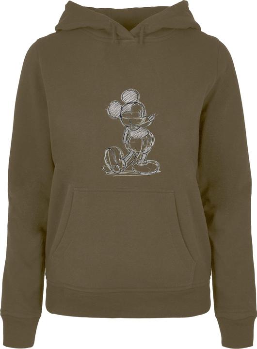 Absolute Cult Ladies Mickey Mouse - Sketch Kick Hoody - 117859 (L)