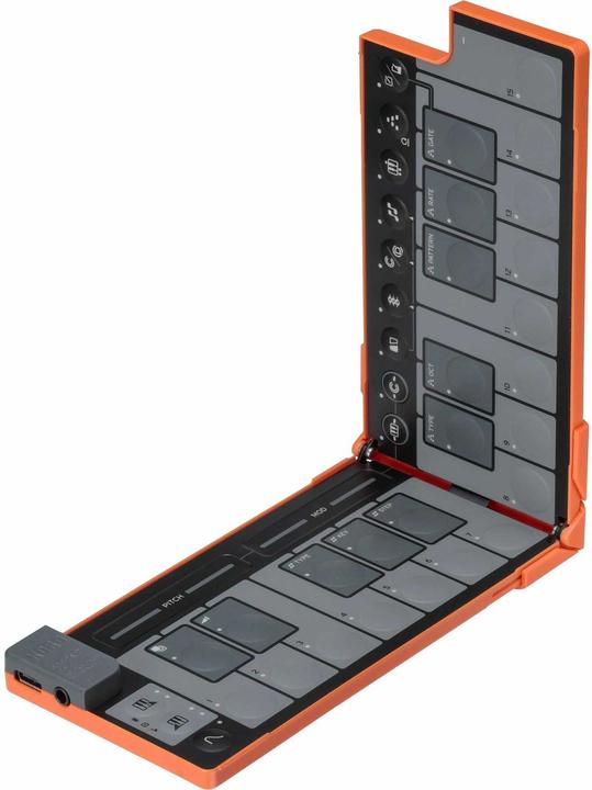 Actual product image Korg Keyboard Controller nanoKEY Fold Lava Orange Limited (Keyboards)