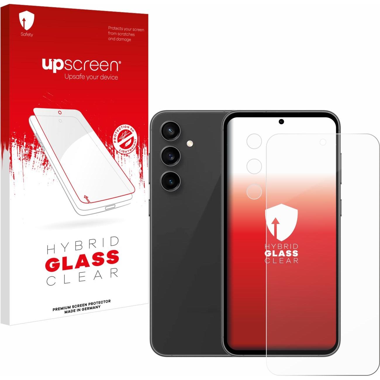 upscreen Scratch Shield Panzerglasfolie (1 Stück, Samsung Galaxy S21), Smartphone Schutzfolie, Transparent