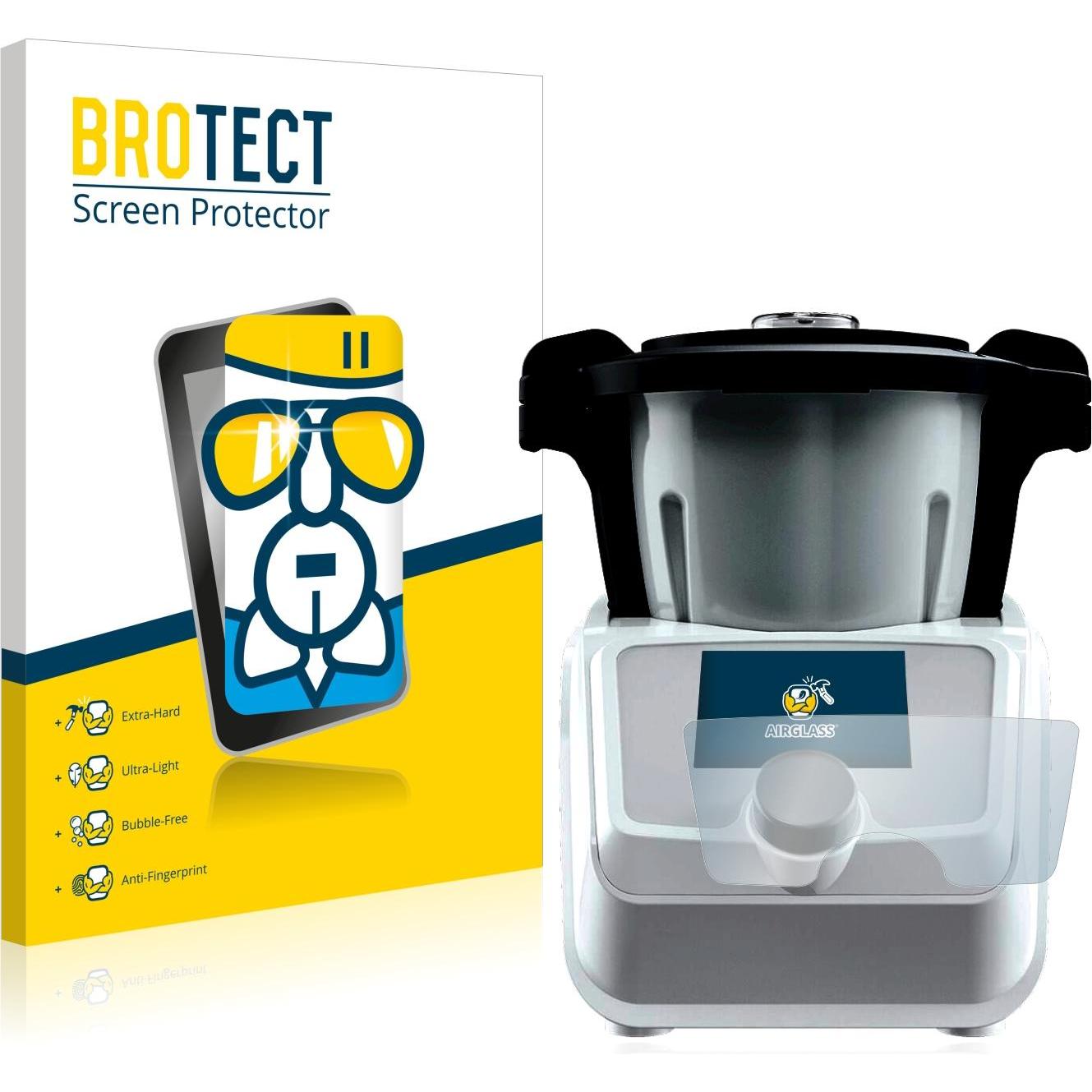 BROTECT AirGlass Panzerglasfolie, Zubehör Küchengeräte, Transparent