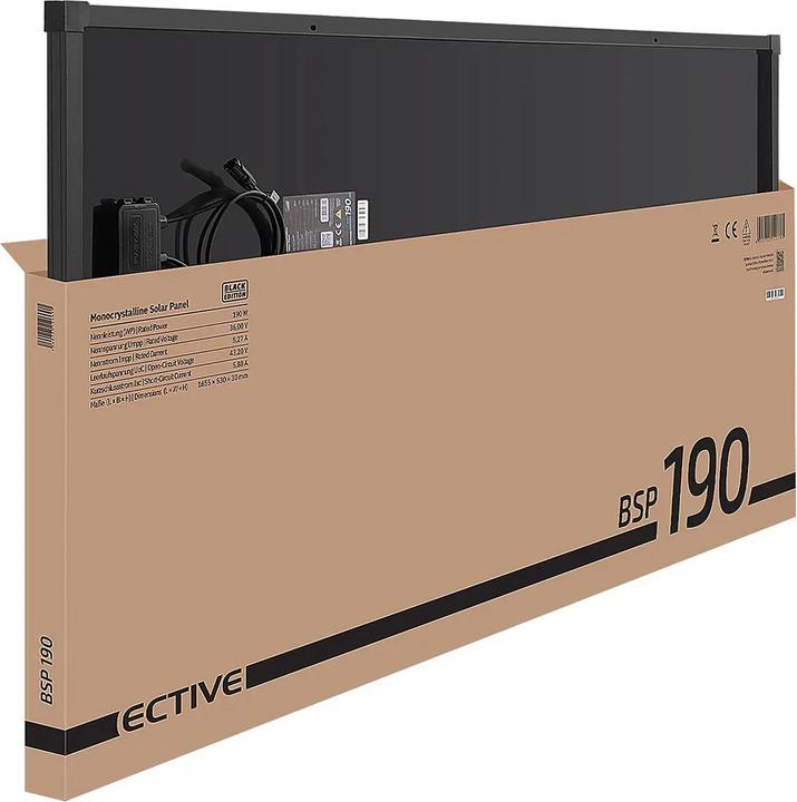 Produktbild Ective BSP 190 Black | Back Contact Solarmodul mit 190WP (190 W, 9.30 kg)