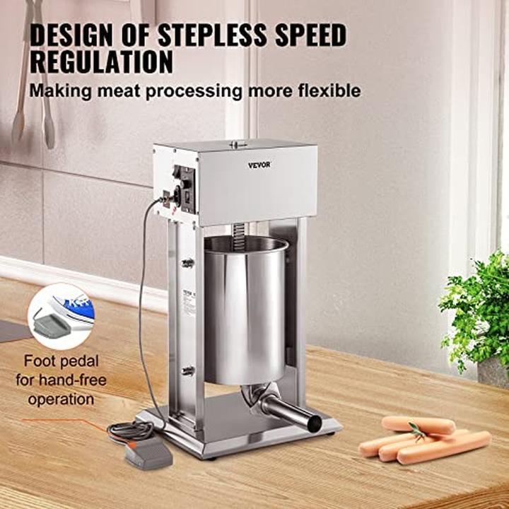 Image du produit Vevor Elektrische Wurstfüllmaschine