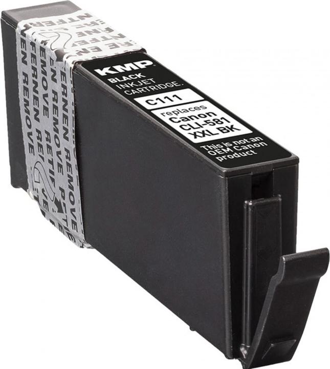 Actual product image KMP C111 Ink Cartridge compatible with Canon CLI-581XXL (FC)