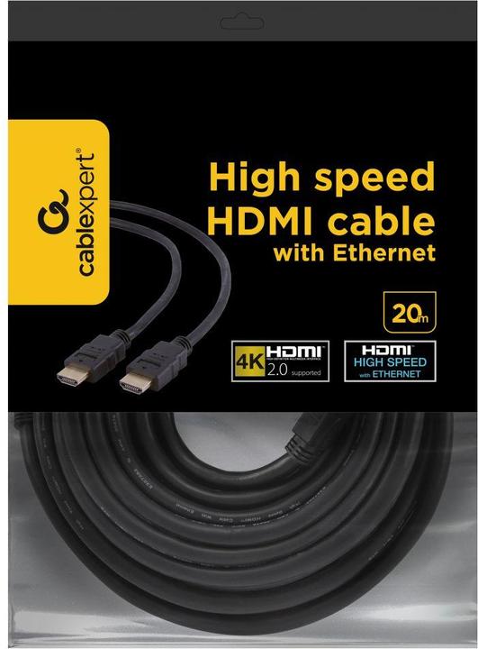 Produktbild Gembird HDMI (Typ A) — HDMI (Typ A) (20 m, HDMI, 2.0)