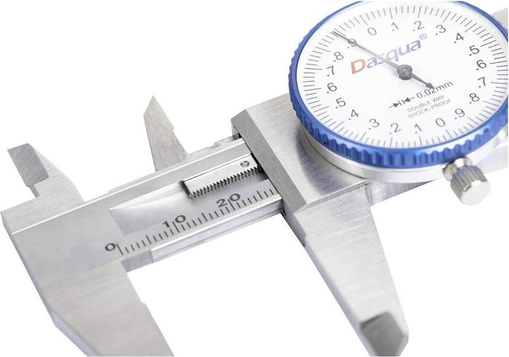 Produktbild Dasqua 1331-2115 Zifferblatt-Messschieber 150mm 1St. (27.20 cm)