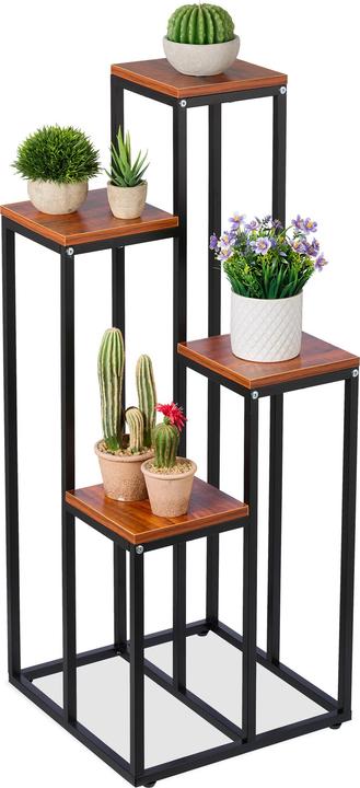 Image du produit Relaxdays Support pour plantes avec 4 étagères