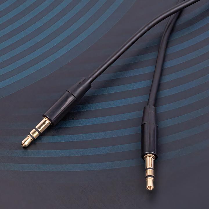 Image du produit Maxlife câble audio jack 3,5 mm - jack 3,5 mm 1m noir (1 m, Câble jack 2,5 mm)