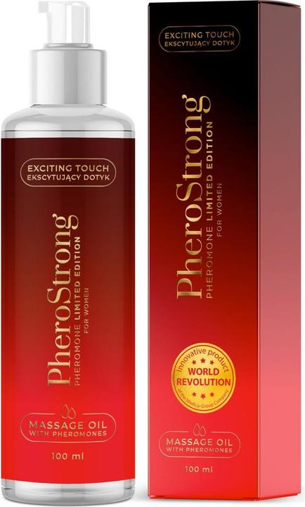 Image du produit PheroStrong Huile de massage à base de phéromones, édition limitée pour femmes 100ml (100 ml)