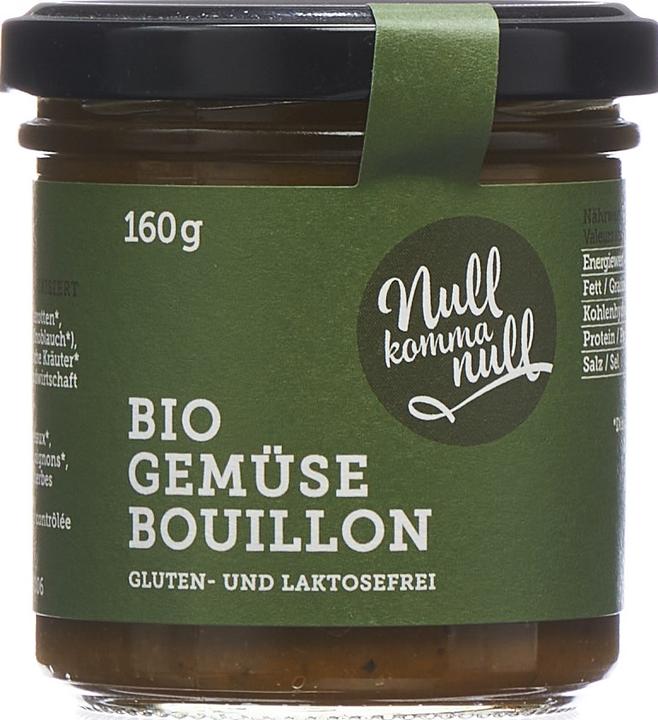 Produktbild Nullkommanull Gemüse Bouillon Bio (160 ml)