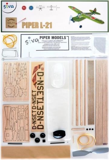 Produktbild Siva FF PIPER L-21B Gummimotormodell