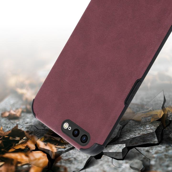 Actual product image Cadorabo Case for Apple iPhone 7 PLUS / 7S PLUS / 8 PLUS in TPU Matt Leather LM161 Style (Apple iPhone 7 Plus, Apple iPhone 7s Plus)