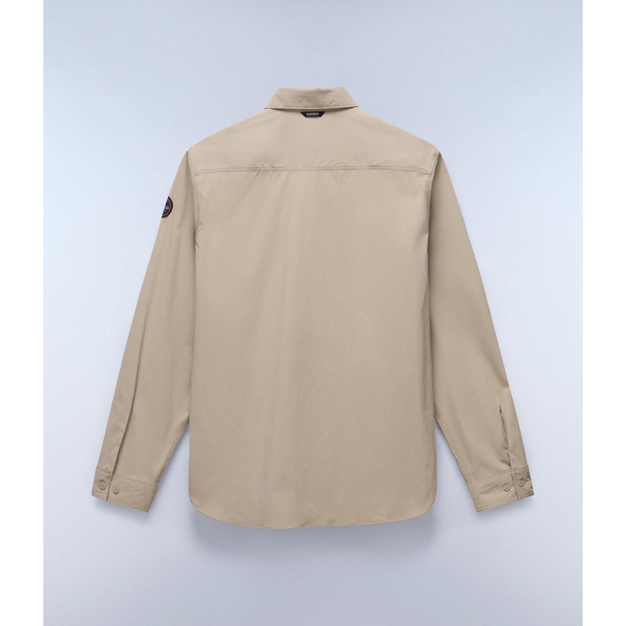 Thumbnail - Napapijri, Herren, Hemd, hemd g-bosson, Beige, (L)
