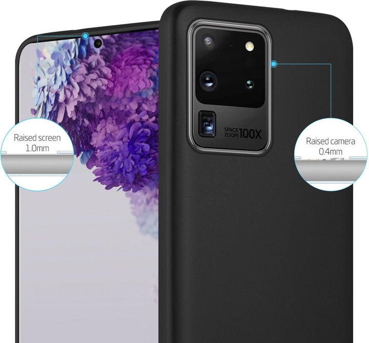 Produktbild Cadorabo TPU Matt Metallic Cover (Samsung Galaxy S20 Ultra)