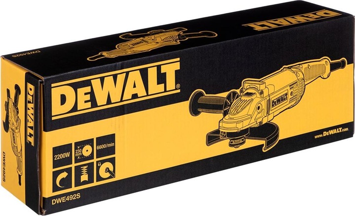 Immagine prodotto DeWalt Smerigliatrice angolare 230 mm 2200 W DWE492S (230 mm)