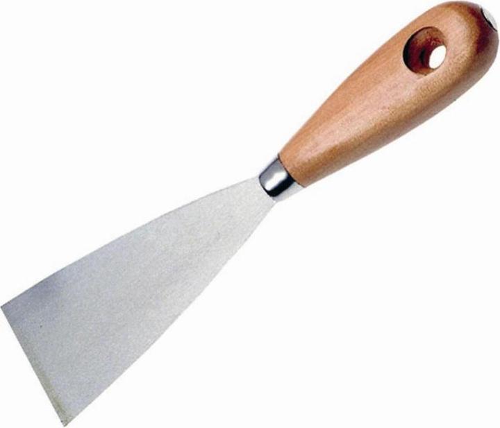Actual product image Ironside Painter's spatula 40mm with wooden handle (40 cm)